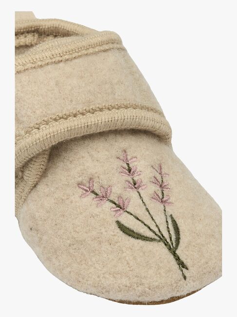 Mikk-Line Inneskor Ull, Off White