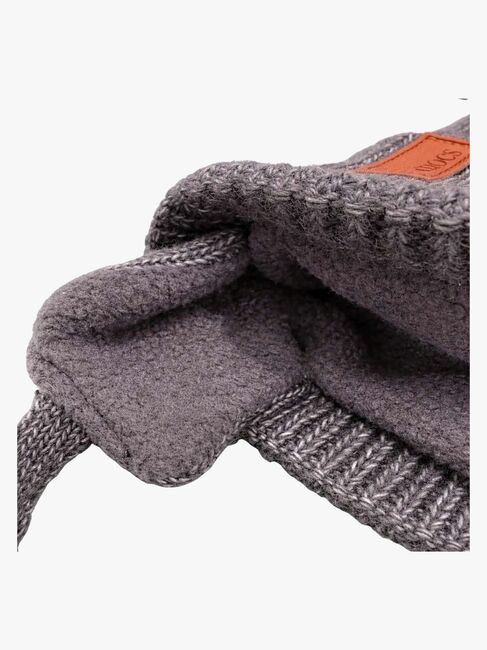 BabyMocs Mössa med Öronlappar, Grå