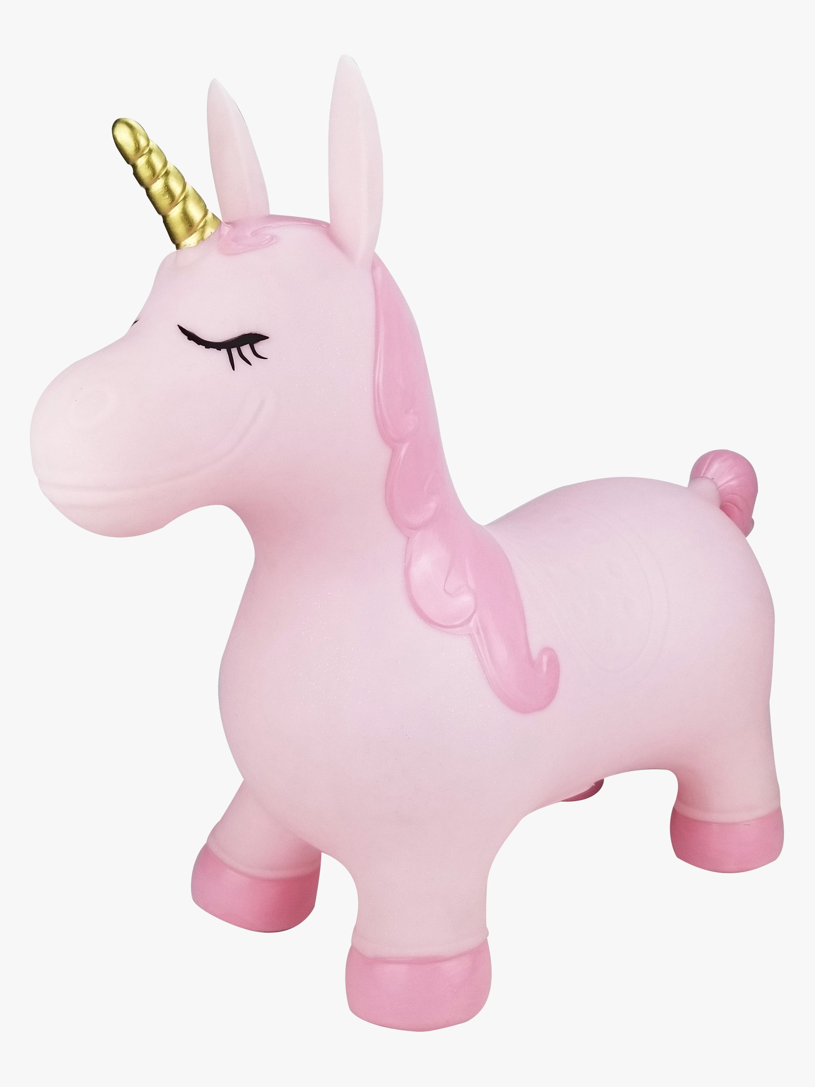 Cloudberry Castle Hoppdjur Glittrig Enhörning, Rosa