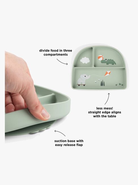 Done By Deer Playground Delad Tallrik, Green