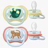 Philips Avent Ultra Air Napp 0–6m 2-Pack, Blå/Ljusgrön