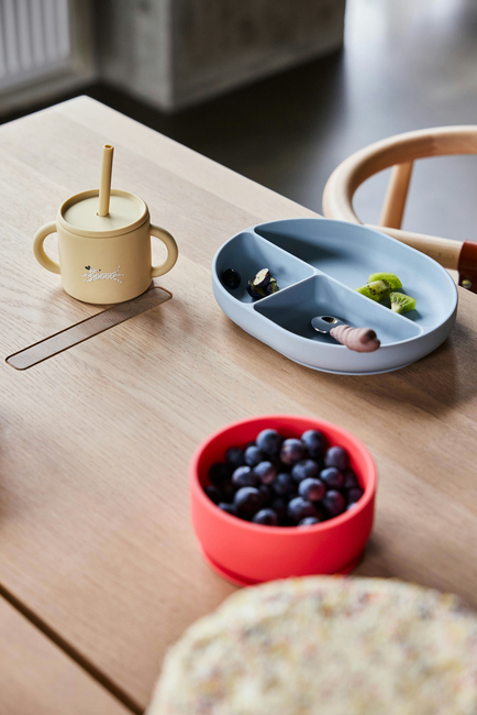 OYOY Enkei Tallrik Silikon, Dusty Blue