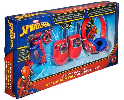 Marvel Spider-Man Kit med Kikare, Kompass, WalkieTalkie och Hörlurar