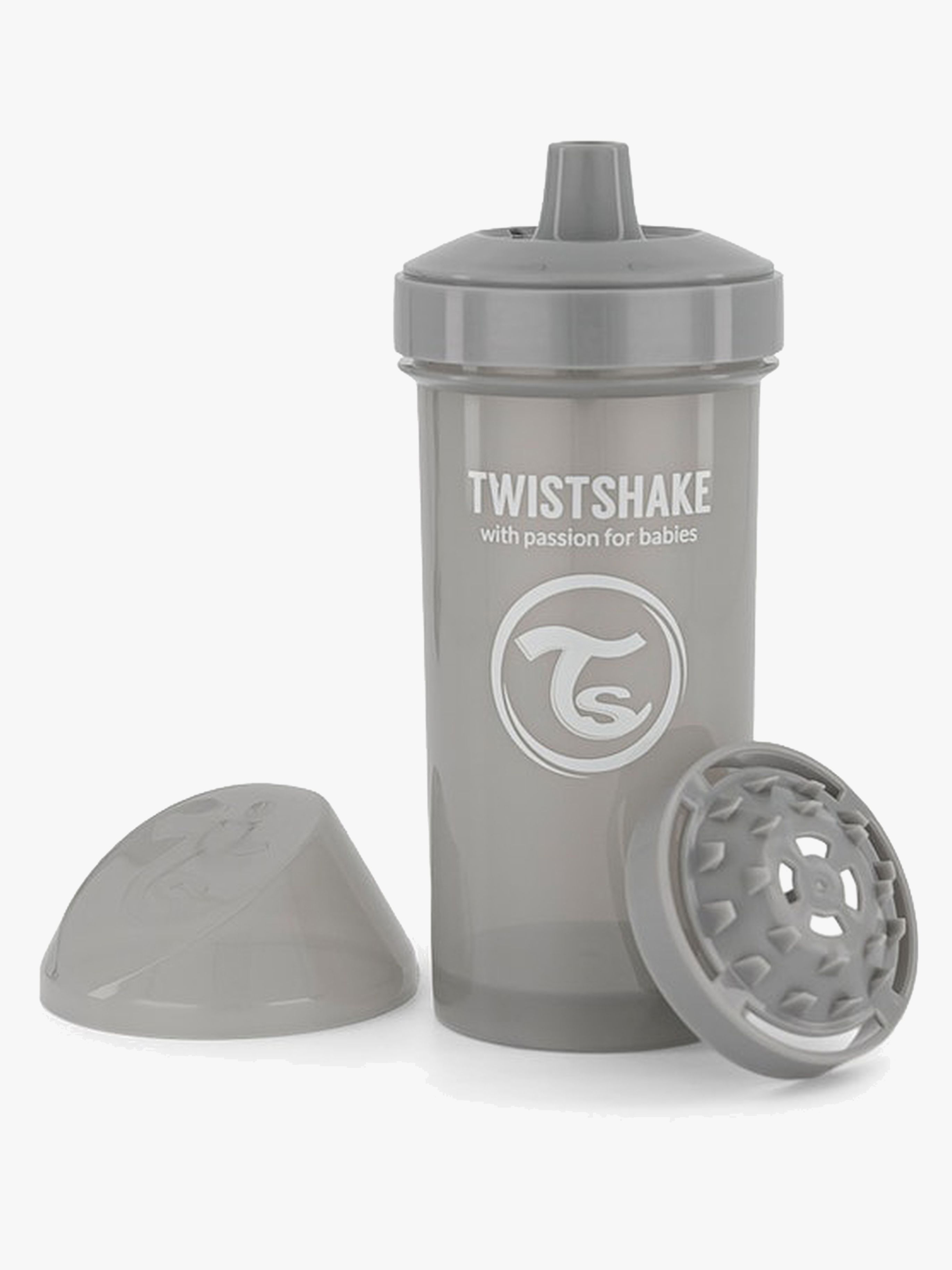 Twistshake Kid Cup Pipmugg 360 ml, Grå