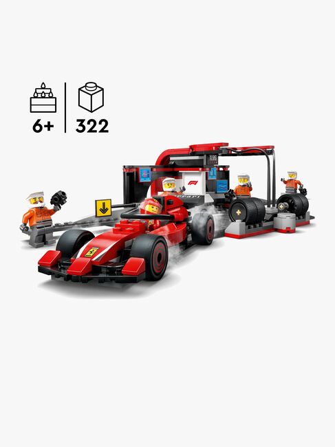 LEGO City 60443 F1 depåstopp & depåteam med Ferrari bil