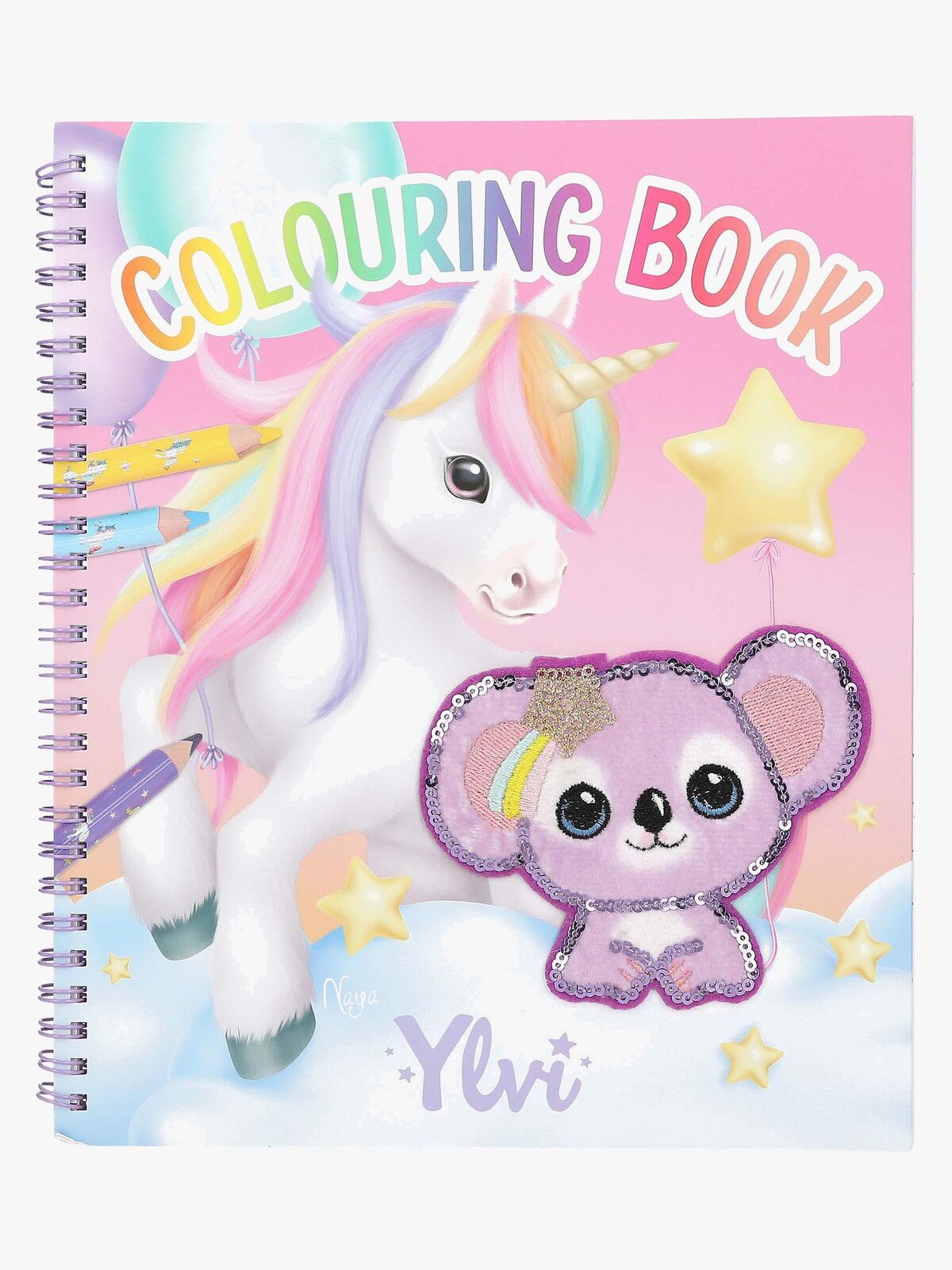 Ylvi Målarbok med Paljetter