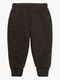 Mikk-Line Ullfleecebyxor Barn, Dark Brown Melange