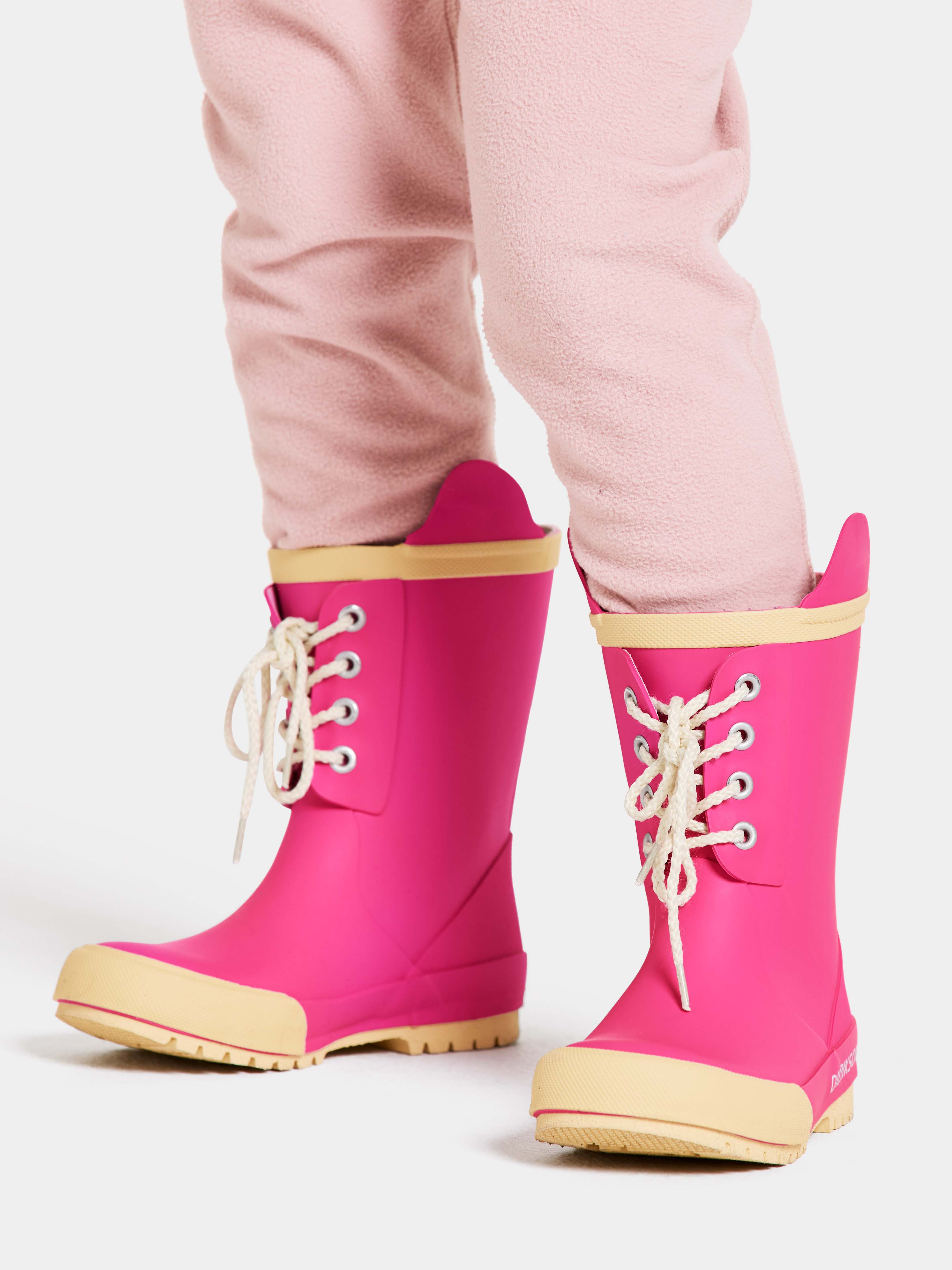 Didriksons Splashman Gummistövlar, Plastic Pink, 27