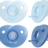 Philips Avent Curved Soothie 0-6m, Blå