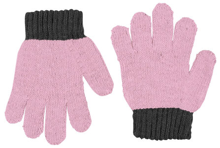 Lindberg Sundsvall Wool Glove FingerVantar 2-pack, Pink/Anthracite