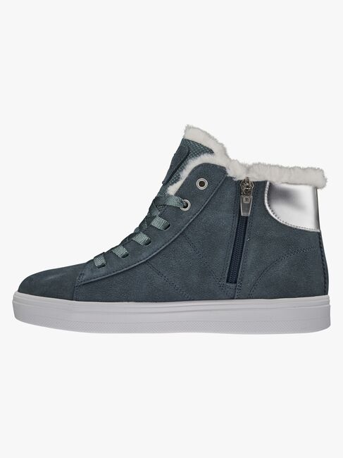 Viking Anna Mid Warm WP Fodrad Sneakers, Bluegreen