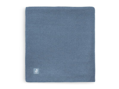 Jollein Filt Basic knit 75x100, Jeans Blue