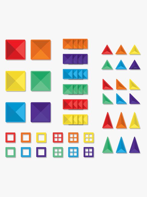 Connetix Magnetiska Byggklossar Rainbow Startset 60 Delar