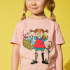 Pippi Långstrump X Martinex Picknick T-shirt, Rosa