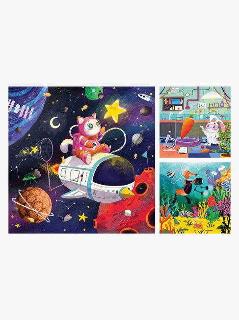 Ravensburger Pussel Kids in Science 3x49 Bitar