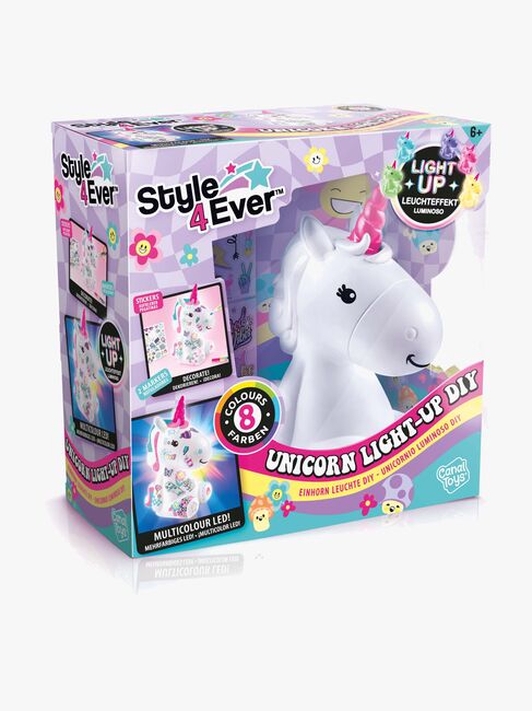 Style 4 Ever Pysselset DIY Enhörning med Ljus