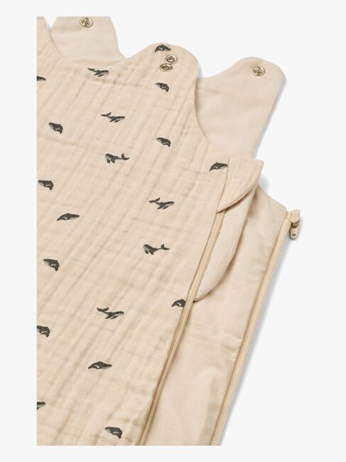 LIEWOOD Flora Sovpåse Stl 56-68, Mini Whale/Sandy