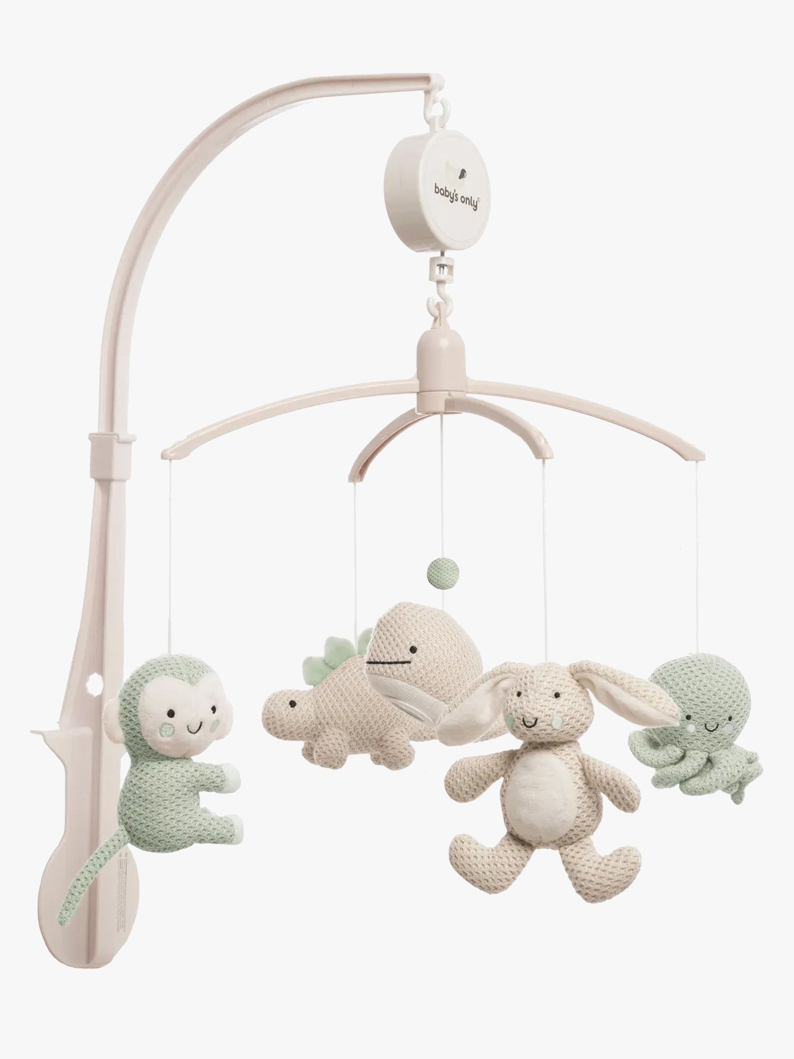 Baby's Only Musikmobil Animals, Laurel Green/Warm Linen