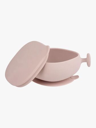 b.box Skål med Lock Silikon, Blush