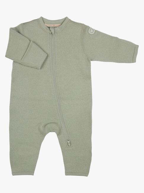 Voksi Fleeceoverall Merinoull, Misty Green