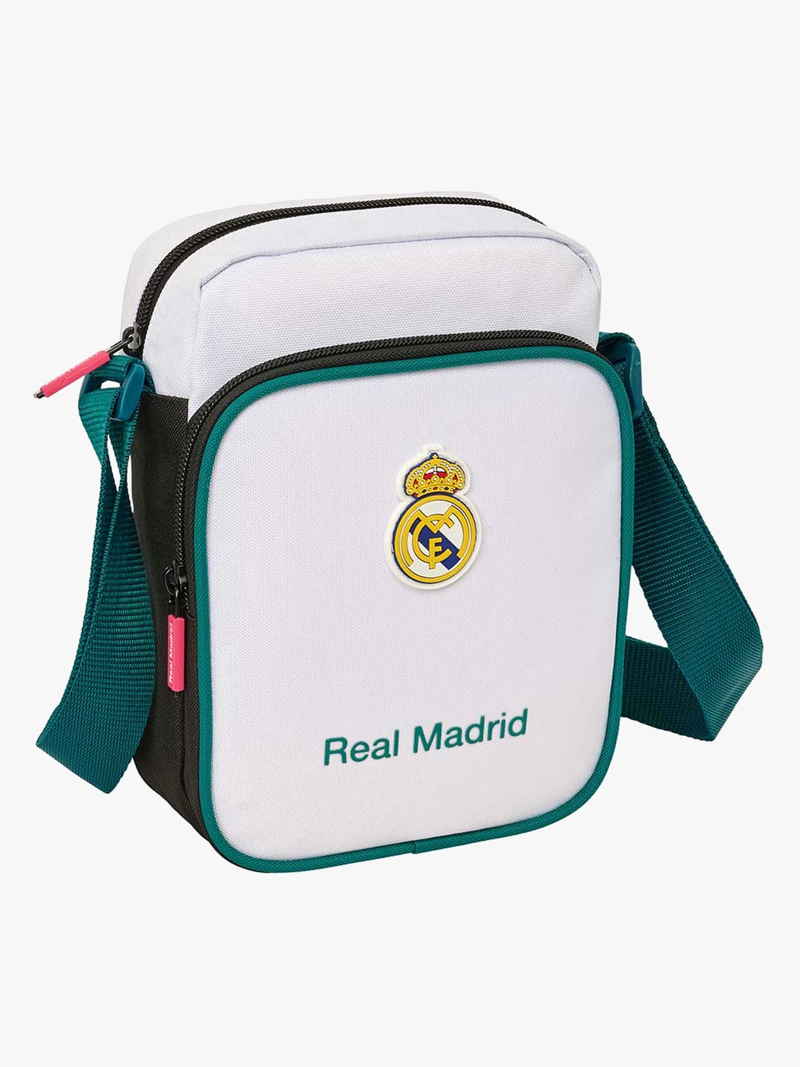 Real Madrid Axelremsväska, Vit/Grön