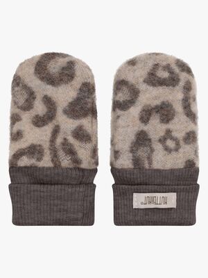 HUTTEliHUT Baby-Fäustlinge Merino-Wollfleece, Camel Melange