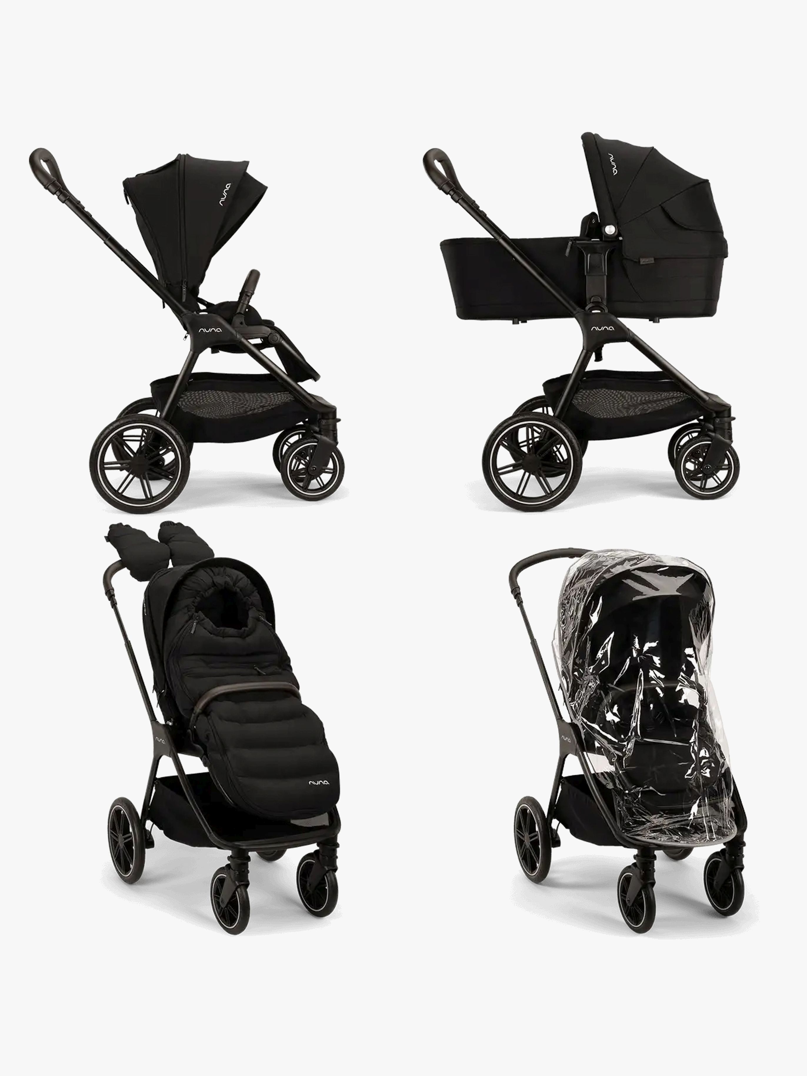 Nuna TRIV LX Duovagn med All-Season Set, Caviar