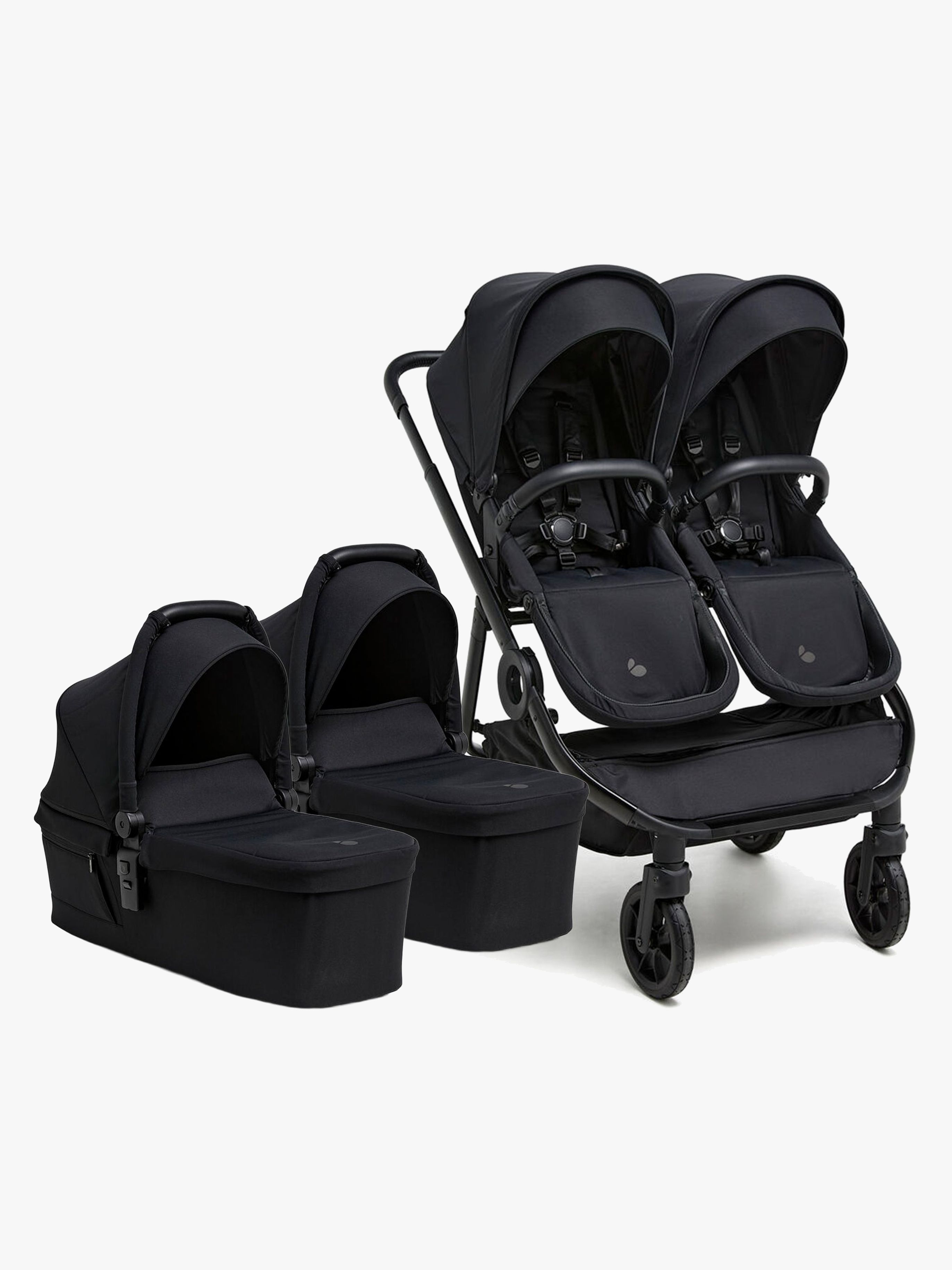 Beemoo Pro Twin 2 Tvillingvagn, Coffee Black
