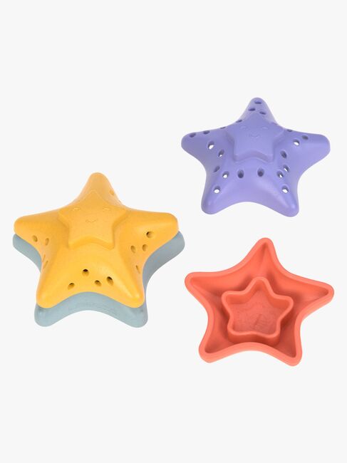 Lässig Sjöstjärna Stapelleksak, Pink/Lilac/Yellow/Blue