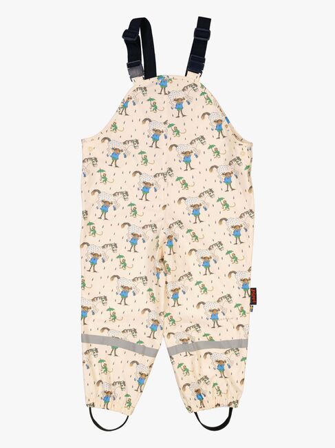 Geggamoja Fodrat Regnställ Pippi Långstrump, Beige