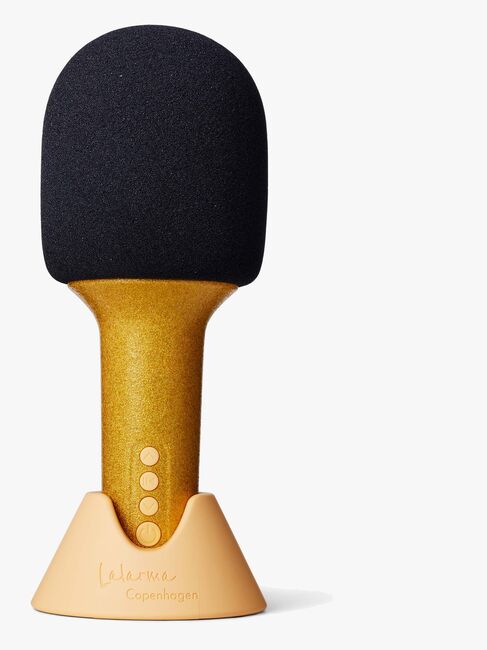 Lalarma Glitter Grove Mikrofon, Guld