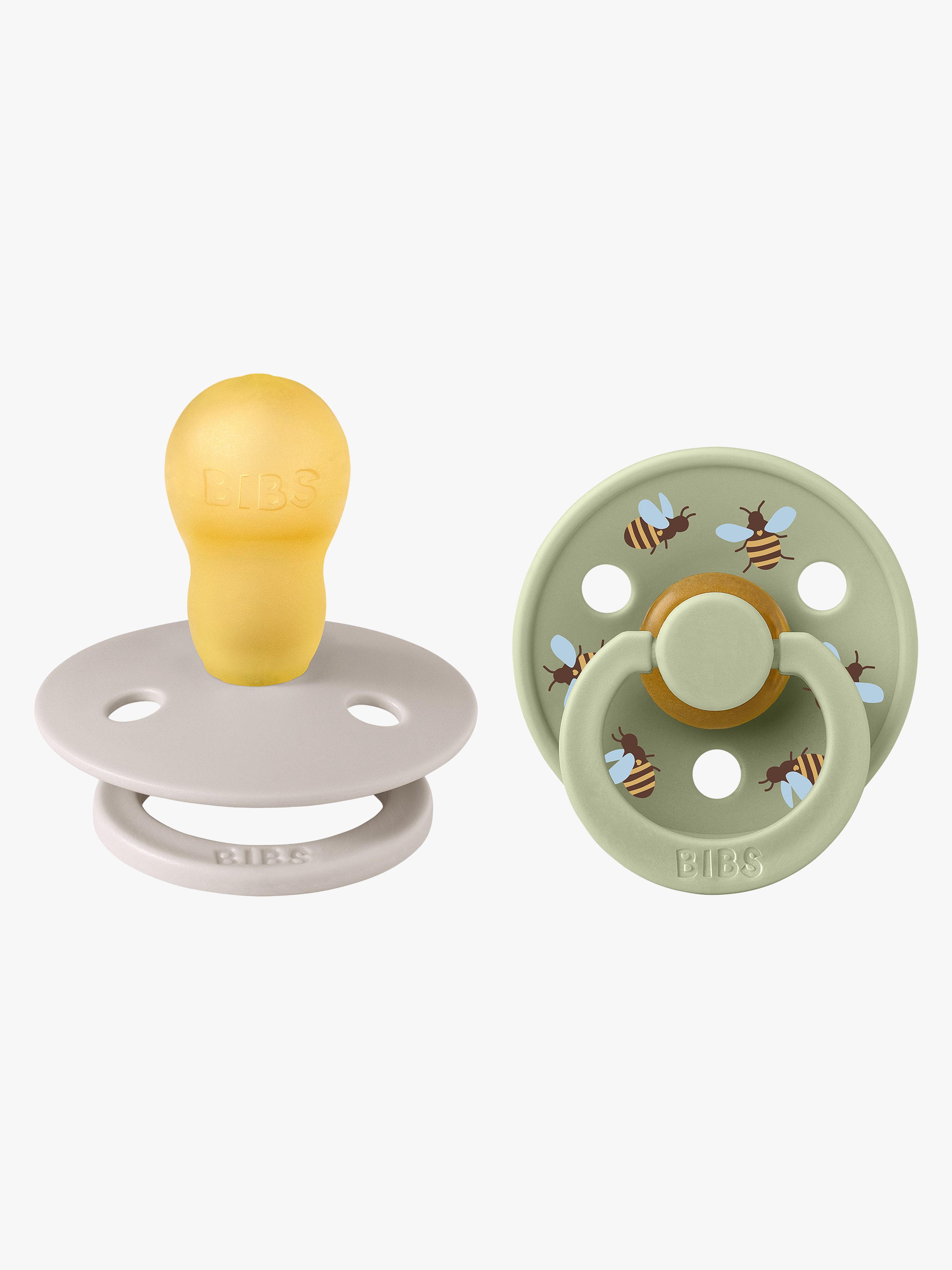 BIBS Studio Colour Bumblebee Napp 2-Pack Latex Stl 3 Mushroom