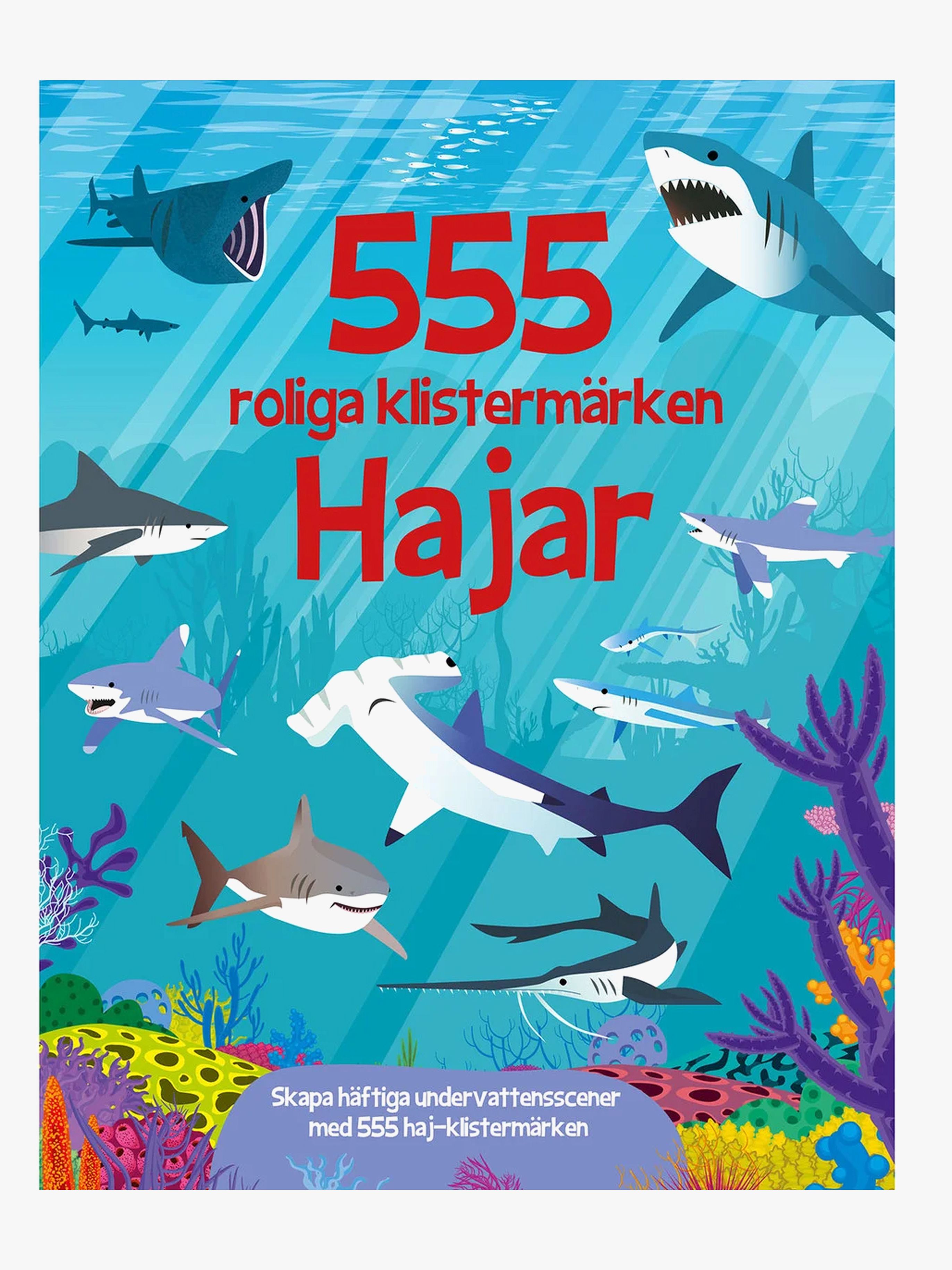 Lind &  Co Klistermärkesbok Hajar 555 st