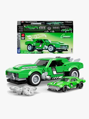 Mattel Brick Shop Hot Wheels Speed Series Brick Shop Hot Wheels Byggset Custom ’68 Camaro 289 Delar