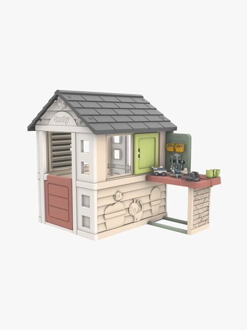 Smoby Life Lekstuga med Verkstad