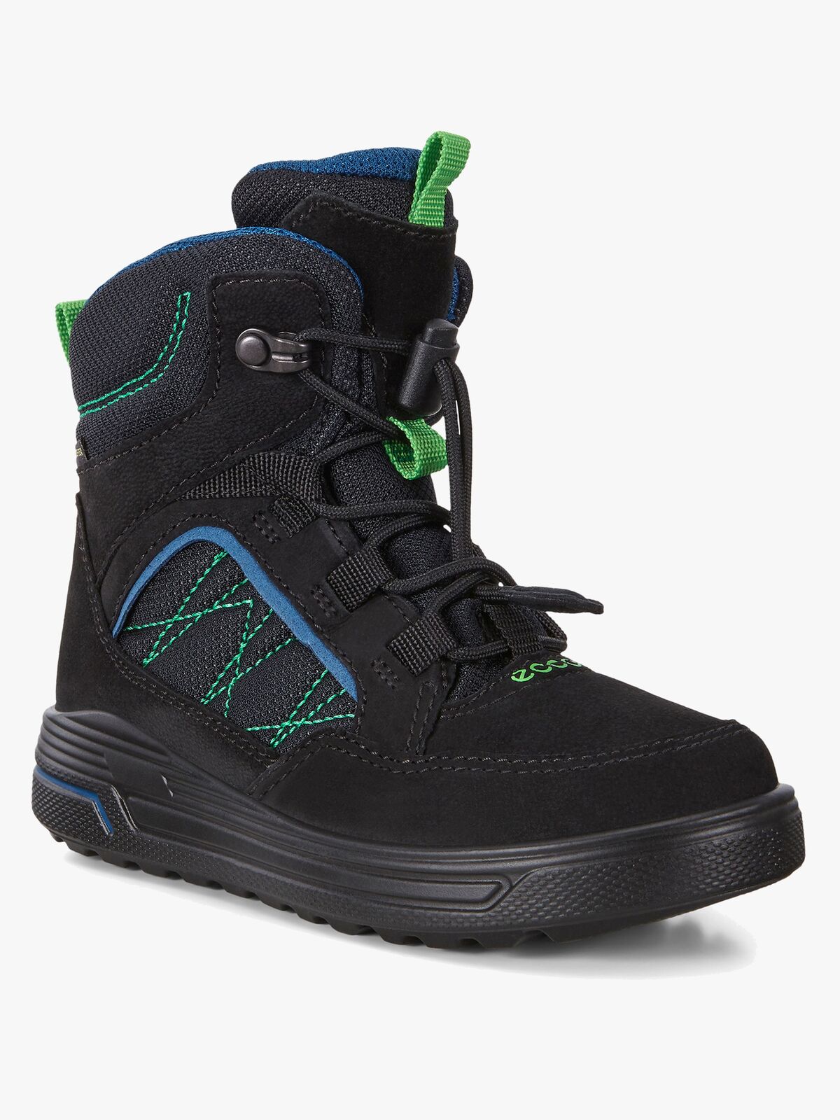 ECCO Urban Snowboarder Känga, Black/Poseidon