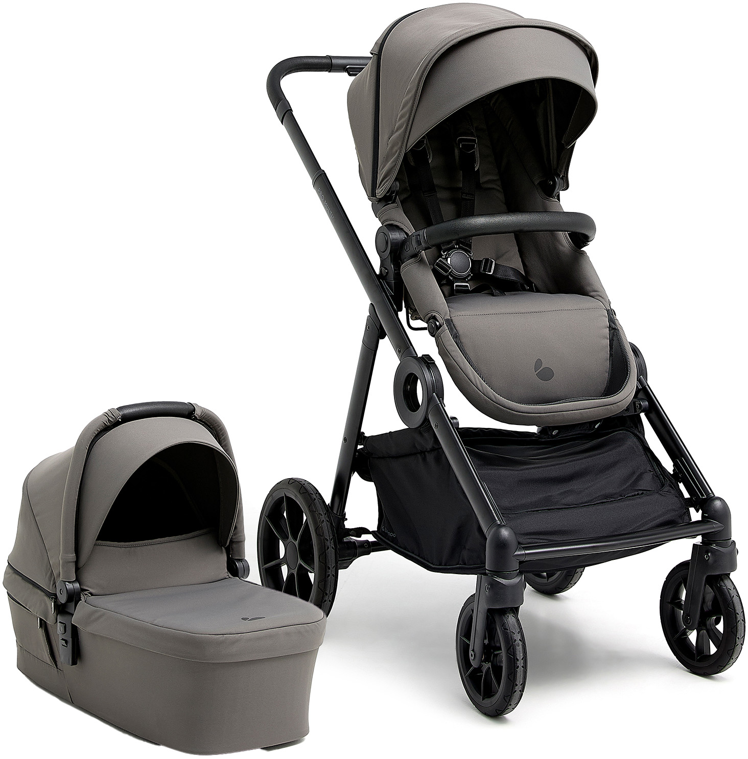 Beemoo Pro Multi 2 Duovagn, Mocha Grey