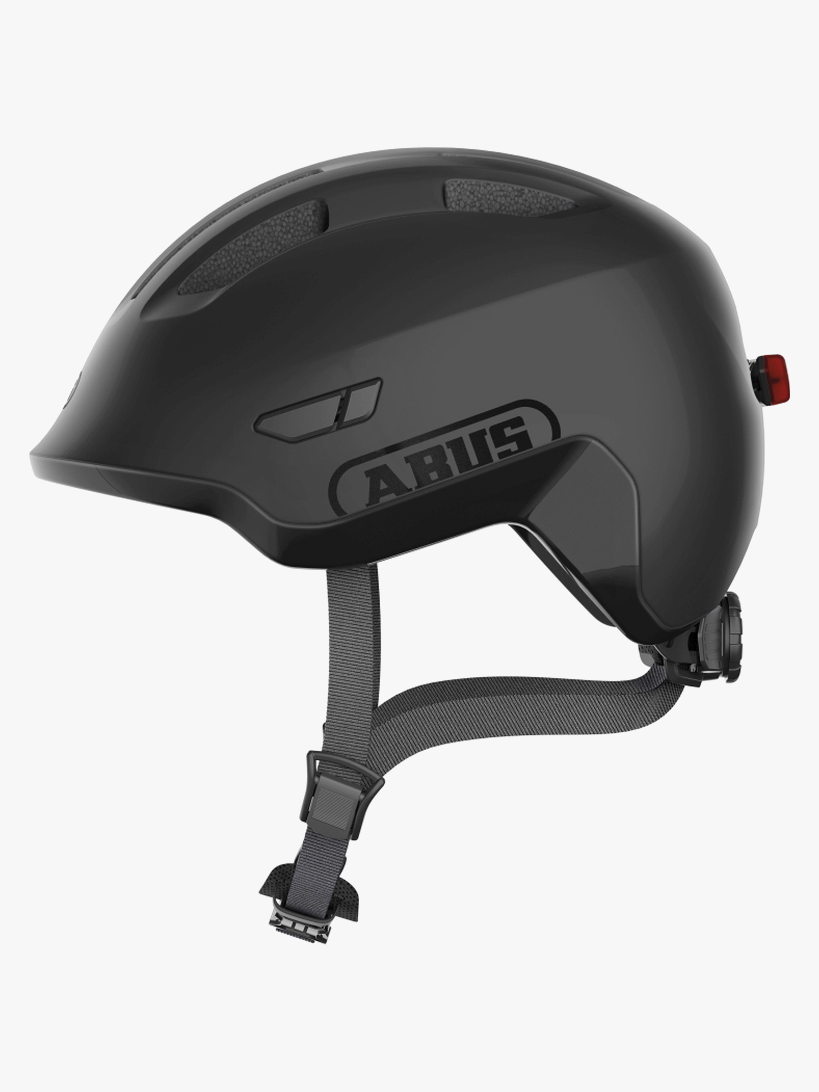 ABUS Smiley Ace Led Hjälm, Velvet Black, 45-50