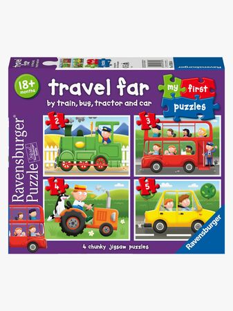Ravensburger My First Puzzles Travel far Pussel 4-i-1