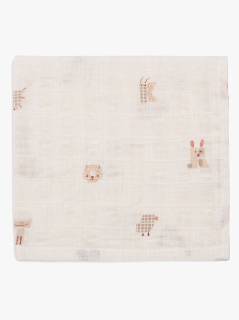 Jollein Tvättlappar 3-Pack, Animal Friends