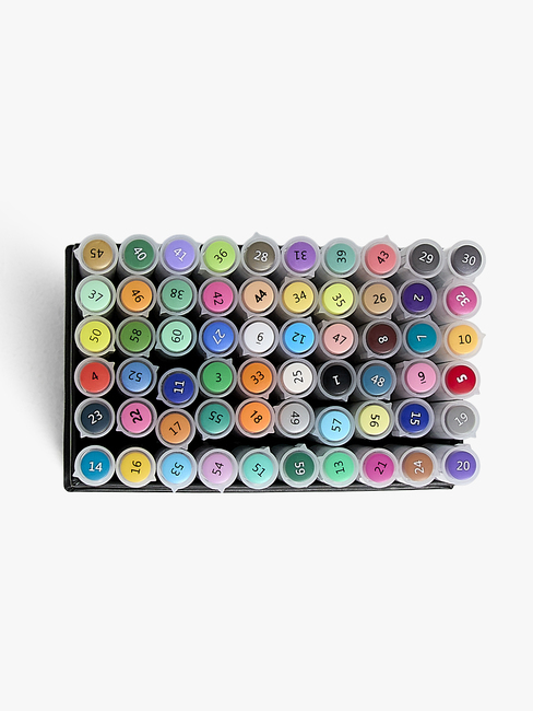 Fippla Akrylpennor 60-Pack