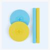 COGNIKIDS Sip Sugrör & Lock 2-pack, Sunshine/Sky