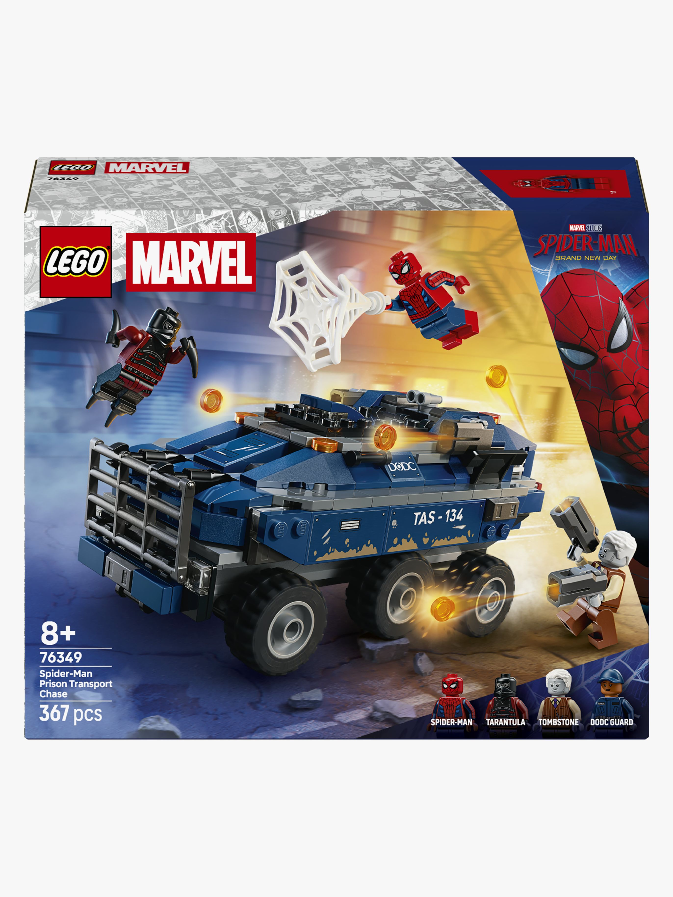 LEGO Super Heroes 76349 Spider-Mans fängelsetransportjakt