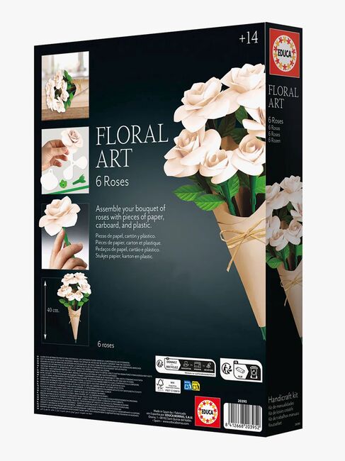 Educa Pysselset Rosor, Vit