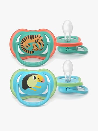 Philips Avent Ultra Air Napp 6–18m 2-Pack, Blå/Turkos