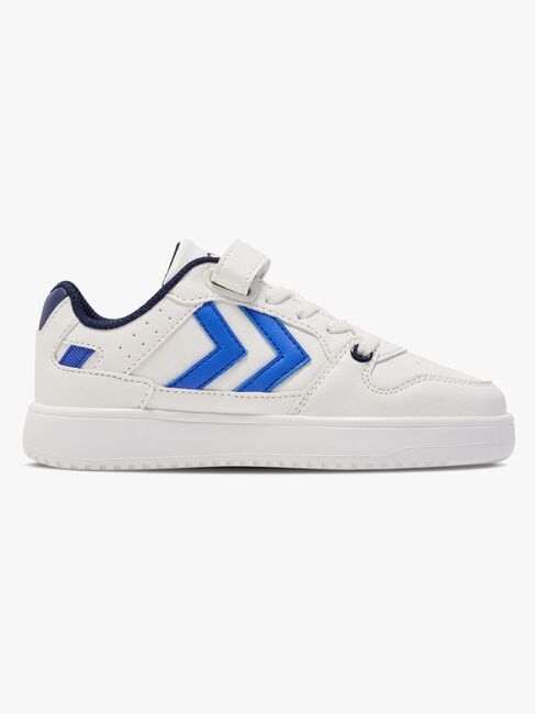 Hummel ST. Power Play Jr Sneakers, Bright White/Black Iris