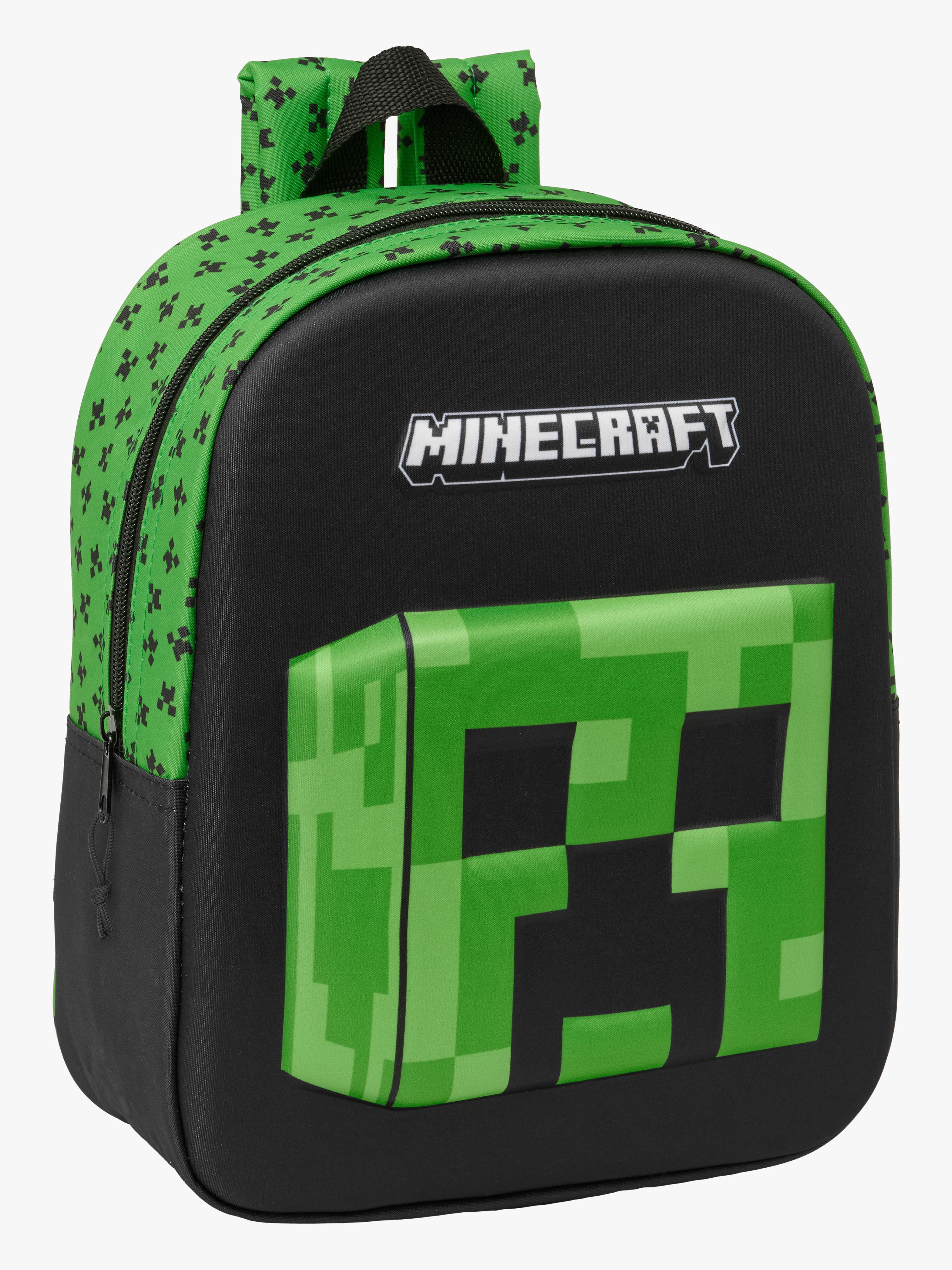 Köp Minecraft 3D Mini Ryggsäck 6L, Svart/Grön