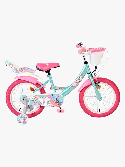 Volare Unicorn Cykel 16 Tum, Grön