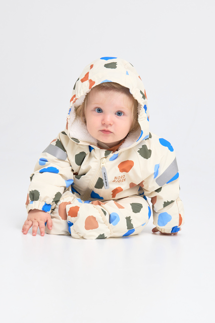 Nordbjörn Valdez Babyoverall, Bone White