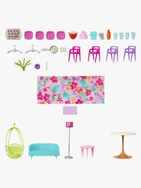 Barbie Malibu Semesterhus med Möbler & Tillbehör